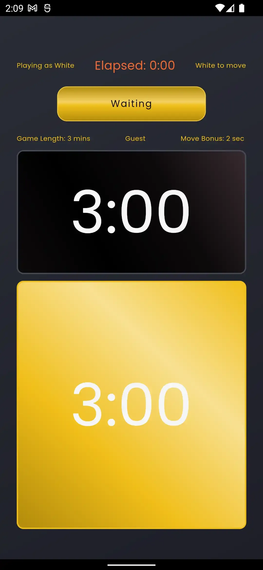 Screenshot of app